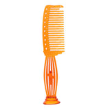 Maxbell Maxbell Wide-tooth Smooth Comb Plastic Detangling Hairbrush for Reducing Hair Loss Orange
