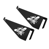 Maxbell 2 Pieces Bee Hive Frame Holder Beekeeping Supplies Tools Beehive Frame Perch Black