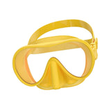 Maxbell Snorkel Diving Mask Waterproof with Nose Cover for Outdoor Water Sports Pool Orange
