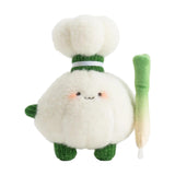 Maxbell Plush Keychain Vegetable Family Car Key Chain for Purse Backpack Accessories garlic