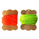 Maxbell 2pcs Durable High Strength Flat Line for Scuba Dive 30m/50m Orange & Green