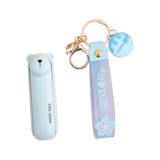 Maxbell Maxbell Keychain Fan Portable Mini Fan USB Pocket Fan for Home Outdoor Sports Travel Blue Bear