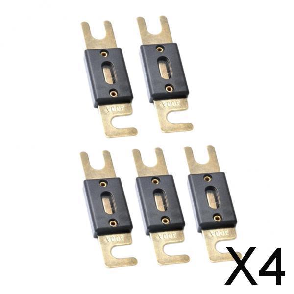 Maxbell 4x5 Pieces ANL 300 Amp 300A Car Audio Fuse Kit Circuit Breaker