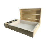 Maxbell 3 in 1 Rabbit Hay Feeder Guinea Pig Foraging Toy for Chinchilla Rabbit Bunny