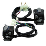 Maxbell 2x LED Motorcycle Handlebar Switch Assembly for 22mm Handlebars for Niu with Red Led Light