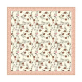 Maxbell Women Head Scarf Floral for Ladies Large Fashion 43 inch Hair Scarf Headband Beige