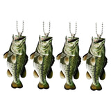 Maxbell Maxbell 4Pcs Generic Fish Car Hanging Ornaments Automotive Accessories Acrylic Signs Style C