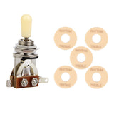 Maxbell Toggle Switch Washer Ring +3 Way Toggle Switch for Les Paul Electric Guitar