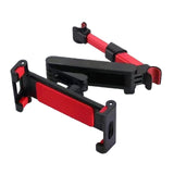 Maxbell Car Headrest Phone Tablet Mount Holder Stretchable Arm Car Angle Adjustable Red