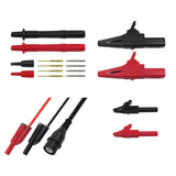 Digital Multimeter Test Lead Kits Flexible Safety Professional Kit Probe Alligator Clip Replaceable Tips Test Hooks Electrical Test Accessories - Aladdin Shoppers