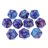 Maxbell 20pcs 20 Sided Dice D20 Polyhedral Dice for Dungeons and Dragons DND RPG