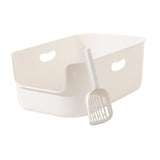 Maxbell Cat Litter Box Cage Accessories High Sided for Small Animals Kitten Hamsters L