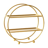 Maxbell 2 Tier Cupcake Stand Display Stand Cake Stand for Party Birthday Baby Shower gold