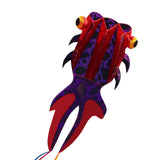 Maxbell Goldfish Large Kite 3D Outdoor Games and Activities for Beach Amusement Park Red Purple