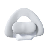 Maxbell Spine-Supporting Back Support Cushion Simple Leg Pillow for Backrest Beds Office Chair light grey