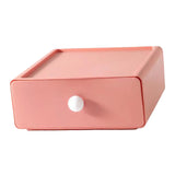 Maxbell Vanity Storage Box School Desktop Kitchen Case Bedroom Desk Organizer Drawer Pink