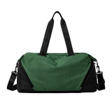 Maxbell Gym Bag Wear Resistant Portable Travel Duffel Bags for Picnic Hiking Clothes Green
