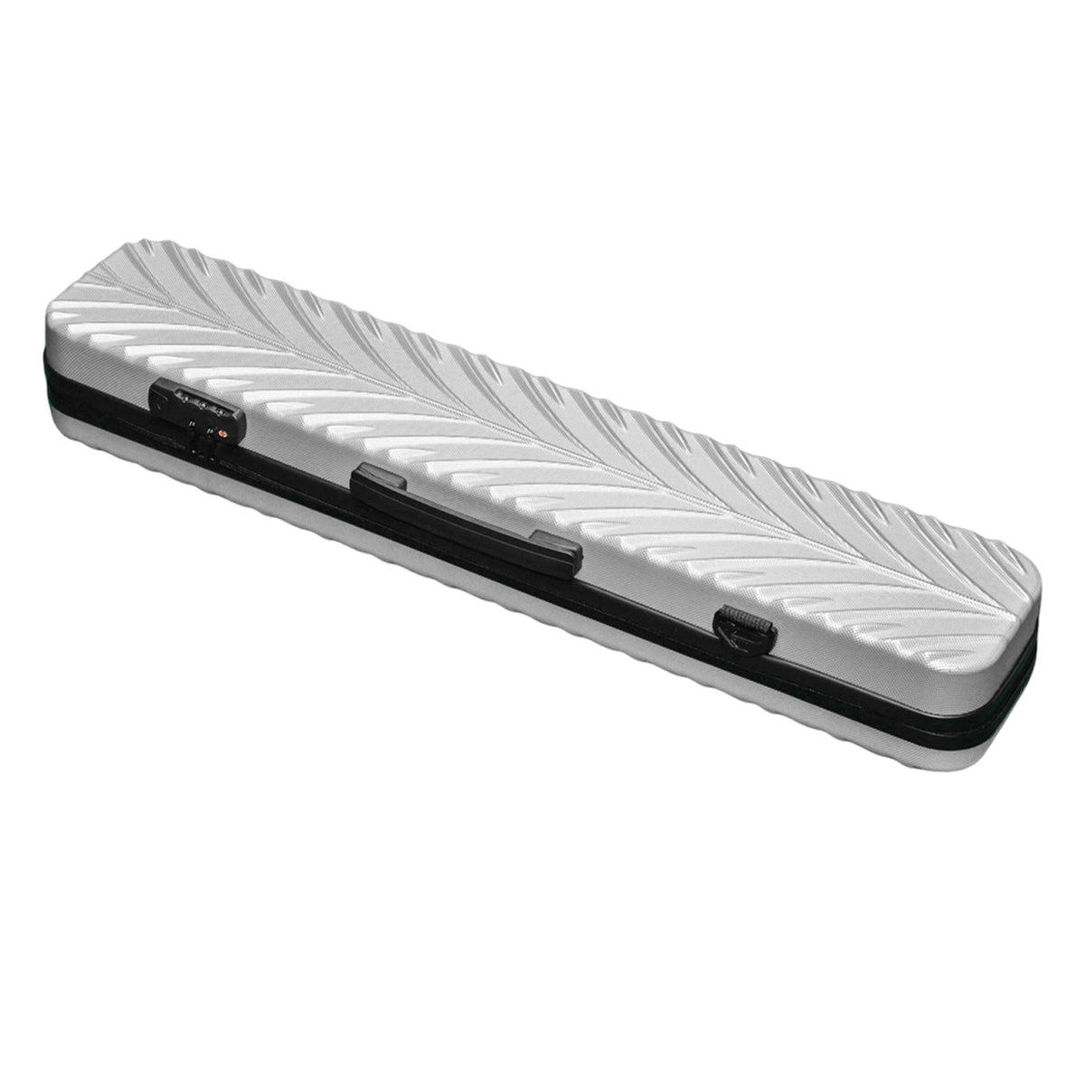 Maxbell Billiard Stick Case Foam Interior Scratch Resistant Hard Shell Pool Cue Case Silver