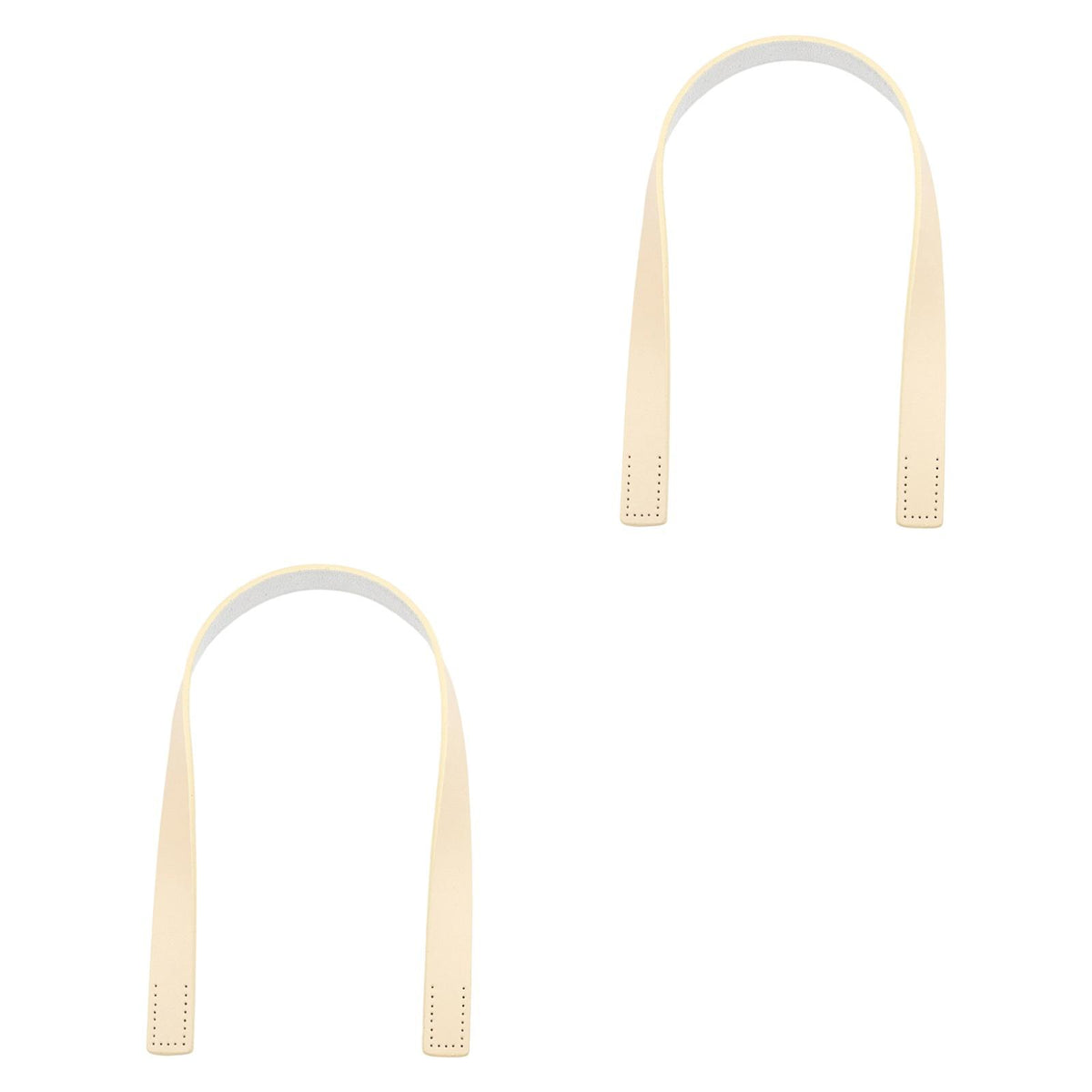 Maxbell 2Pcs Handbag Handle Strap Handmade Replacement for Woven Bag Clutches Wallet Yellow