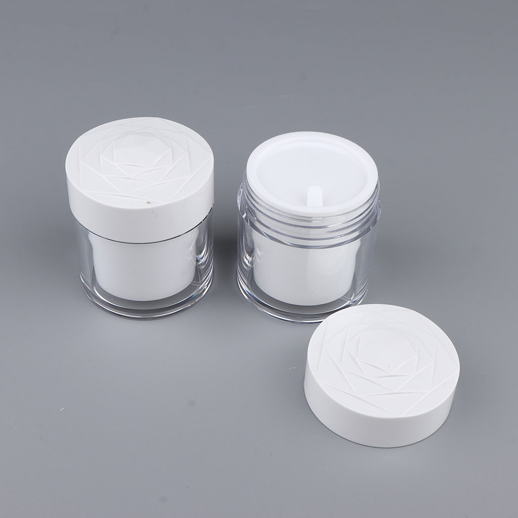 Maxbell Maxbell 2x Face Cream Acrylic Bottles Makeup Lotion Scrubs Ointment Sample Jars 50g