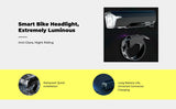 Bike Headlight, extremebright, Waterproof, Night Riding, Suitable for children Adults, Easy Installation, Cycling Accessory Black 800 Lumen