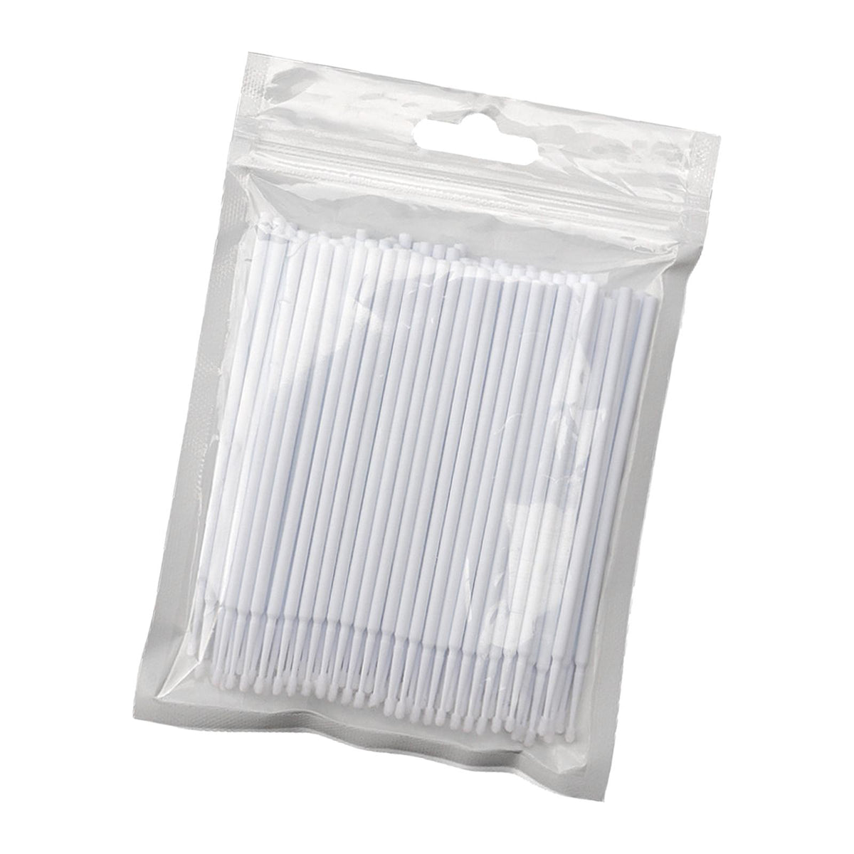 Maxbell Disposable Cotton Swabs Portable Double Tip for Professional Makeup Personal White