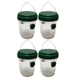 Maxbell 4 Pieces Wasp Traps Outdoor Hanging for Flies Outside Farm Bee Traps Catcher Green