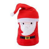Maxbell Throw Blanket Warm Cartoon Christmas Winter Blankets Decorative Wrap Blanket Santa Claus