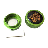 Maxbell Pool Cue Chalk Holder Protects Your Chalk Aluminum Billiard Cue Chalk Holder Green