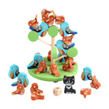 Maxbell Wooden Bird Balance Game Build A Balance Tree Toy for Travel Toys Boys Girls