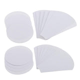 Maxbell 80 Pieces Flower Shape Paper Quilting Templates for Sewing Craft 56mm/71mm