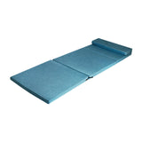 Maxbell Foldable Futon Mattress Ultralight Floor Mattress for Dormitory Tent Fishing blue