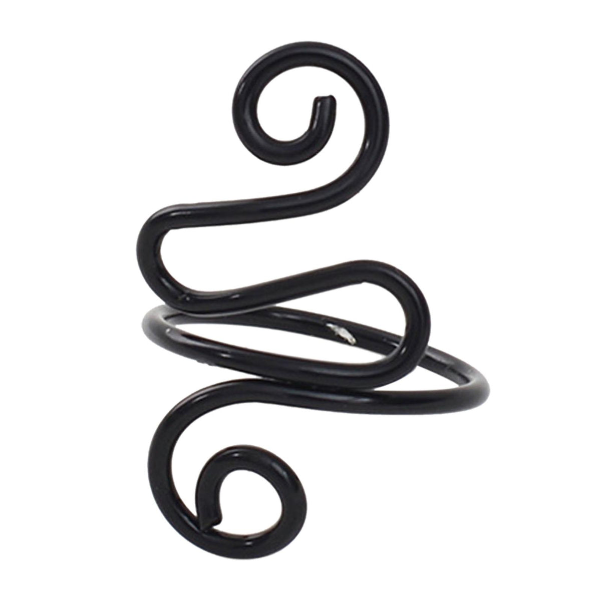 Maxbell Crochet Tension Ring Loop Ring Yarn Tension Control Ring for Mother Her Gift black