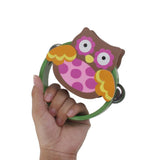 Kids Wooden Tambourine - Owl