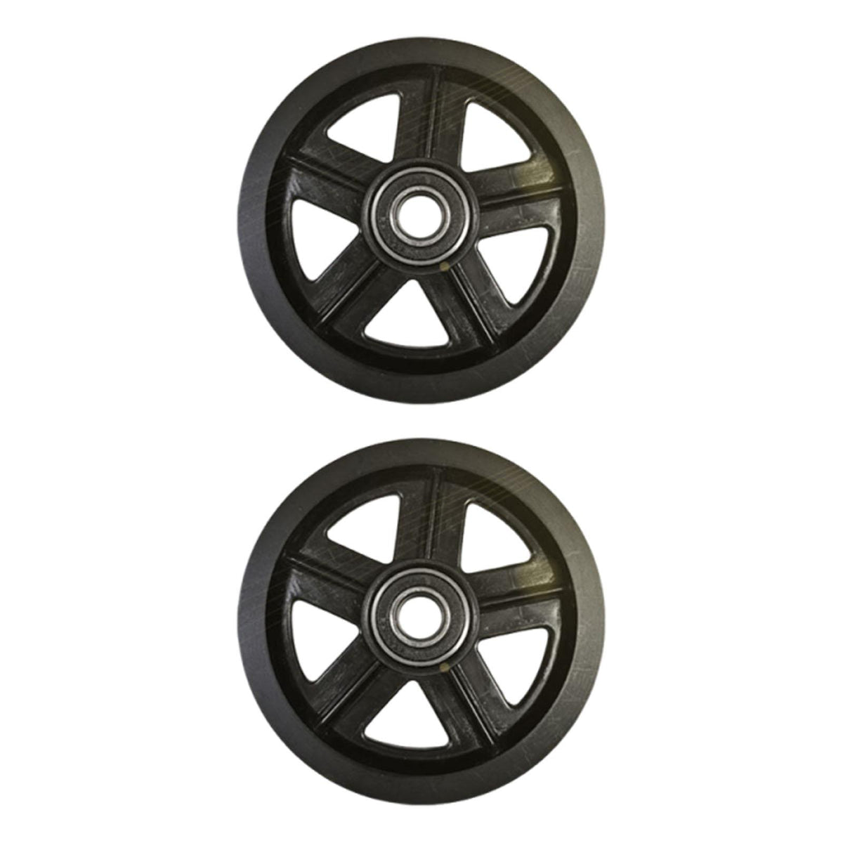 Maxbell 2x Sliding Barn Door Wheels Smooth Hardware for Garages Barns Interior Doors