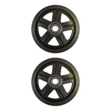 Maxbell 2x Sliding Barn Door Wheels Smooth Hardware for Garages Barns Interior Doors