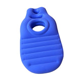 Maxbell Inflatable Pregnancy Pillow Convenient Gift with Belly Hole Maternity Pillow Blue