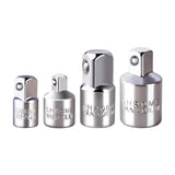 Maxbell 4x Impact Socket Adapter Set Metal High Strength Portable Driver Conversions Silver