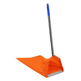 Maxbell Dustpan Type Leaf Bag Windproof Dustpan for Household Commercial Lawn Debris Blue Grip