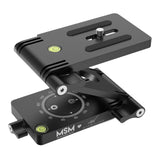 Maxbell Folding Z Shape Tilt Head Load Bearing 4kg Portable Black Quick Release Plate