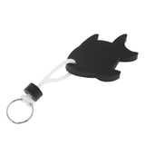 Maxbell EVA Foam Fish Shaped Floating Keyring for Boating Yachting Sailing Black - Aladdin Shoppers