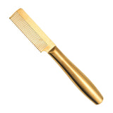Maxbell Pet Hair Comb Cat Shedding Comb Dog Comb for Long and Short Hair Horse Puppy gold single row