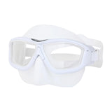 Maxbell Diving Mask Comfortable Snorkeling Gear for Underwater Spearfishing Swimming White
