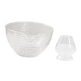 Maxbell Glass Japanese Matcha Bowl and Whisk Holder Clear for Tea Lover Multipurpose