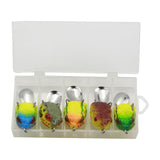 Maxbell 5x Frog Lure Realistic 1" Length Lightweight High Performance Soft Accessory