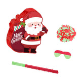 Santa Claus Pinata Prop for Christmas Gatherings Holiday Kids Birthday Party