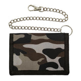 Maxbell Trifold Outdoor Sports Wallet Card Holder with Zipper for Children Men Teens Gray