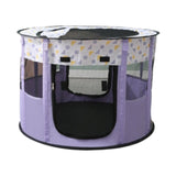 Maxbell Portable Pets Playpen Tent Detachable Cat Playpens for Indoor Camping Purple
