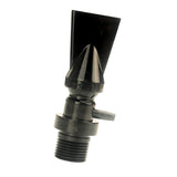 Maxbell Fish Tank Duckbill Nozzle for Circulating Pump Adjustable Black Water Outlet Length 90mm