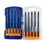 Maxbell Crooked Head Eccentric Drill Bit Set Quick Wear Resistant Alloy for Concrete 10pcs 6mm